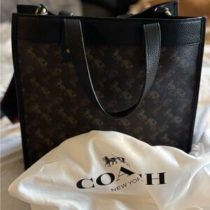 Coach Black and Brown Tote Bag